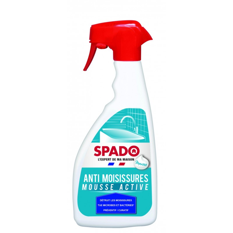 Spray anti-moisissure, nettoyant pour moisissures, mousse nettoyante anti- moisissure, puissant nettoyant en mousse polyvalent, élimine les taches sur  les murs, les carreaux, les joints en silicone et M